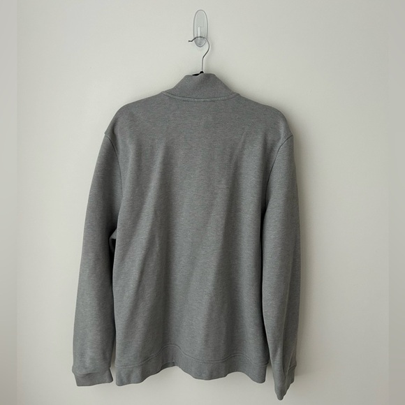 Lacoste MEN'S ZIP-UP HIGH-NECK COTTON  SWEATER - Picture 7 of 12